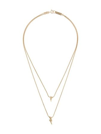 Isabel Marant Flash double-layered necklace £140 - Fast Global Shipping, Free Returns