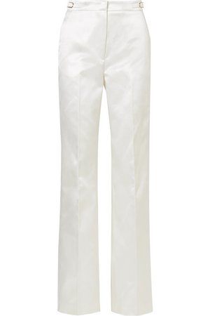 Gabriela Hearst | Vesta cotton and silk-blend satin wide-leg pants | NET-A-PORTER.COM