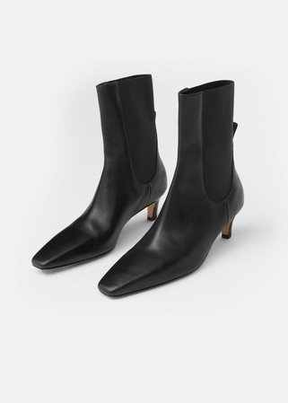 The Mid Heel Boot - Totême
