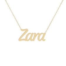 Zara name necklace - Google Search