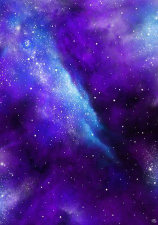 purple and blue space aesthetic