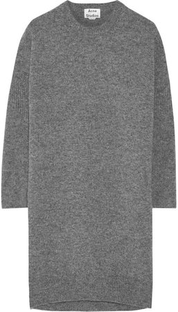 Acne Studios Phebe Wool Sweater Dress, $440 | NET-A-PORTER.COM | Lookastic.com
