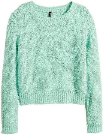 H&M mint sweater