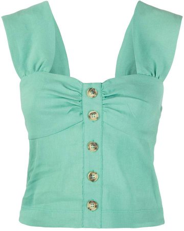 Button Front Cropped Camisole