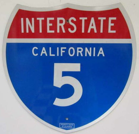 highway 5 sign
