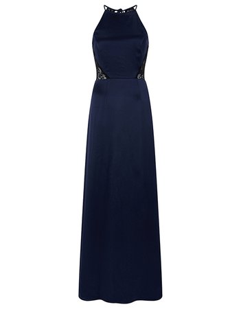 Kendall Lace Back Maxi Dress | Navy | 14 | 4425386114 | Monsoon