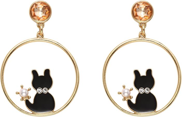 Amazon.com: Selenichast Cat Earrings BlackCat Jewelry for Women Girlfriend Mom Cat Lovers Gifts (Black): Clothing, Shoes & Jewelry