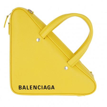 Balenciaga Triangle Duffle Bag XS Jaune in geel | fashionette