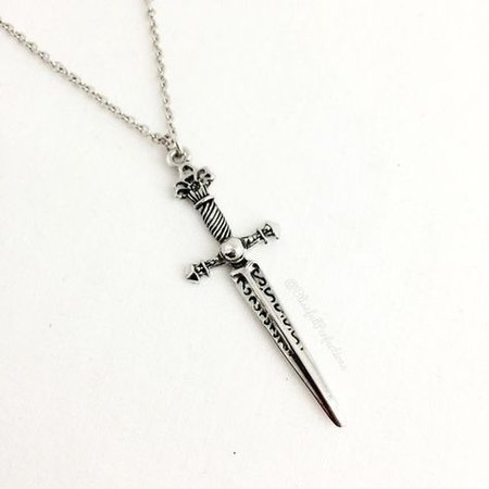 Disney 'Sword in the Stone' Silver Excalibur Necklace