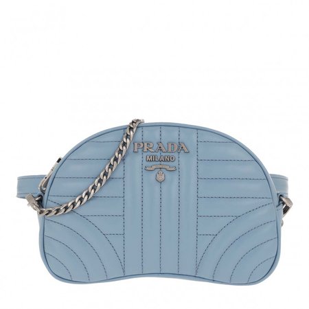 Prada Belt Bag Soft Calf Leather Astrale 2 in blue | fashionette