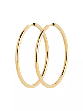 Maria Black Señorita 35 22K-Gold-Plated Hoop Earrings