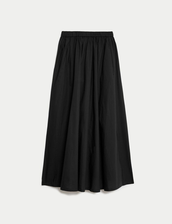 maxi skirt black
