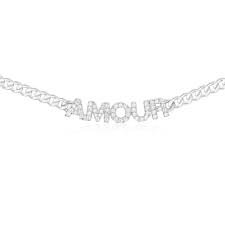 silver choker necklace apc monaco - Google Search