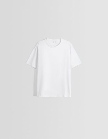 Boxy fit short sleeve T-shirt - T-shirts - Men | Bershka