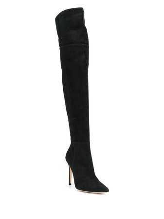 Shop black Gianvito Rossi Dree over-the-knee boots with Express Delivery - Farfetch
