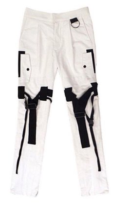 19SS White Belted Pants