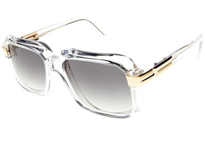 Cazals clear And gold Sunglasses