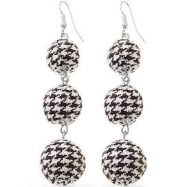 black and white earrings - Google Search