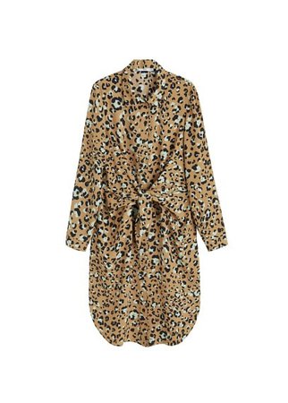 MANGO Leopard print dress