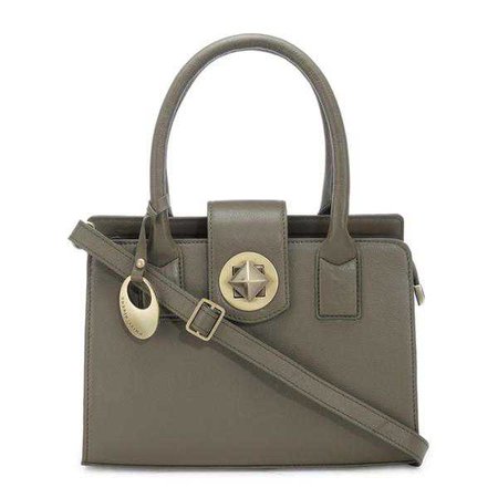 Fashiontage - Green Leather Handbag - 923510964285