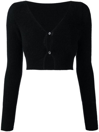 Jacquemus Cropped mohair-wool Cardigan - Farfetch