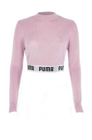 pink puma crop top