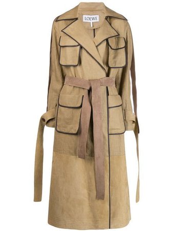 Loewe Belted Trench Coat - Farfetch