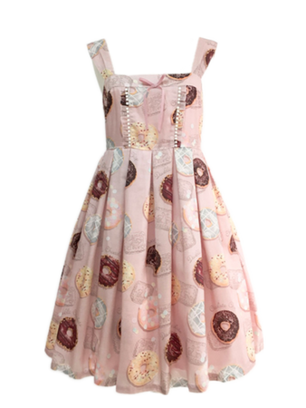 pink donut dress