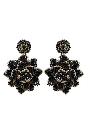 Lavish by Tricia Milaneze Crochet Blossom Drop Earrings