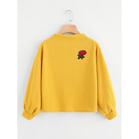 Sweatshirts | Shop Women's Red Boat Neck Long Sleeve Sweatshirt at Fashiontage | d21ac544-0-color-yellow-size-s