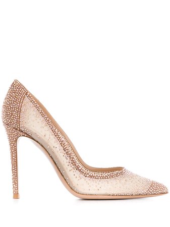 Gianvito Rossi Embellished Pumps - Farfetch