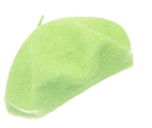 lime green beret