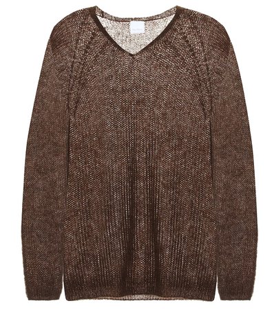 Max Mara Leisure Alea mohair and wool-blend sweater