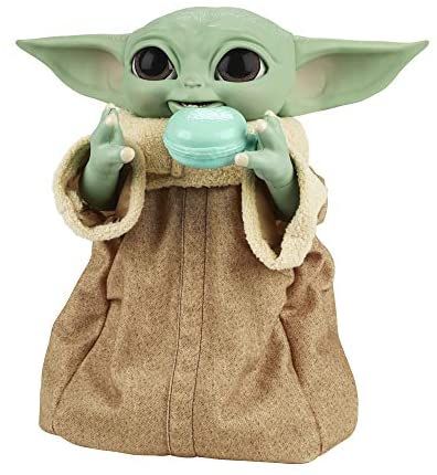 Amazon.com: Star Wars Galactic Snackin’ Grogu 9.25-Inch-Tall Animatronic Toy with Over 40 Sound and Motion Combinations and Interactive Accessories,F2849 : Everything Else