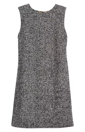 Dolce&Gabbana Sleeveless Tweed A-Line Minidress | Nordstrom