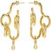 Shop Hannah Jewett Gold Pretzel Tech Earrings