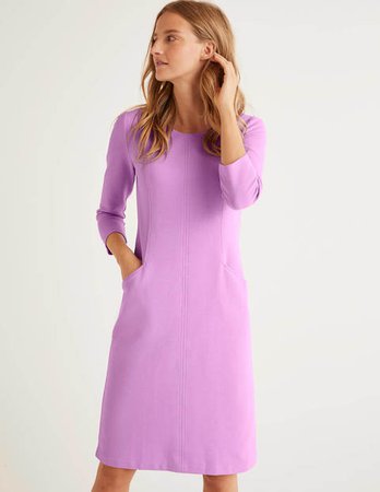 Ellen Ottoman Dress - Lupin | Boden UK