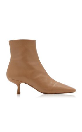 Lange Leather Ankle Boots By By Far | Moda Operandi