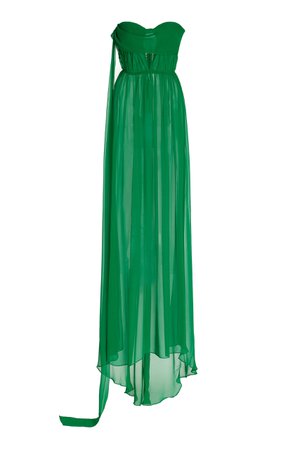 Silk Chiffon Maxi Dress By Aliétte | Moda Operandi