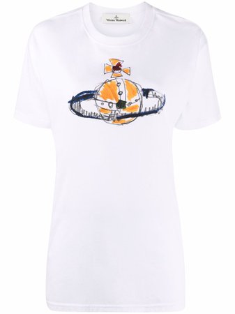 Vivienne Westwood illustrative-logo T-shirt - Farfetch