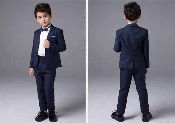 Blue Color Little Boy Suits Wedding Occasion Formal Occasion Boy Suits Little Boys Flower Girl Dress Suits Fashion Boy SuitJacket+Pants Kids Dress Shoes Ring Bearer Outfits From Aliza327, $69.35| DHgate.Com