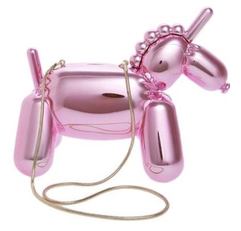 pink unicorn balloon bag