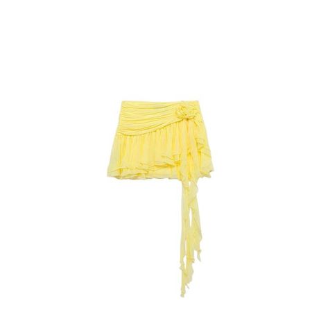 blumarine yellow skirt