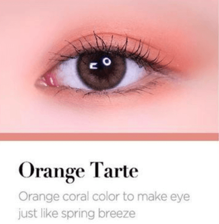 orange peach eyeshadow soft