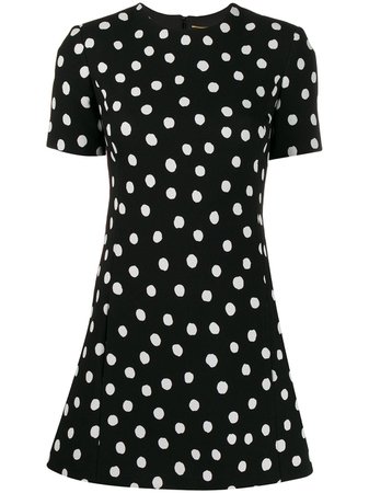 Saint Laurent polka dot mini dress  - Buy Online AW19 - Quick Shipping, Price