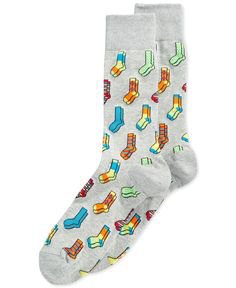 Hot Sox Socks-On-Socks Crew Socks