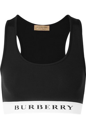 Burberry | Stretch-jersey bra top | NET-A-PORTER.COM