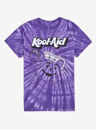 *clipped by @luci-her* Kool-Aid Purple Tie-Dye T-Shirt