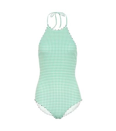 Exclusive to Mytheresa – French Mott gingham swimsuit