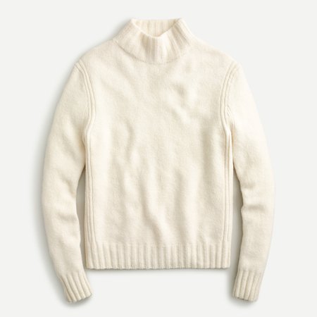 J.Crew: Mockneck Sweater In Supersoft Yarn For Women